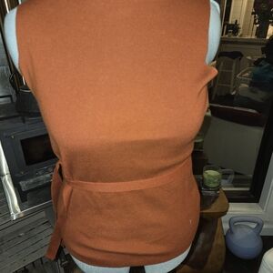 New York & Company Terracotta Sleeveless Tank Top